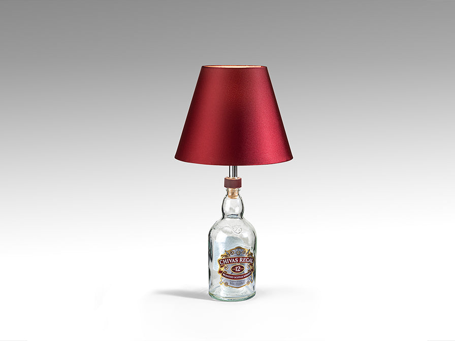 Veioza Schuller Sobremesas Licor — kit cu abajur granat