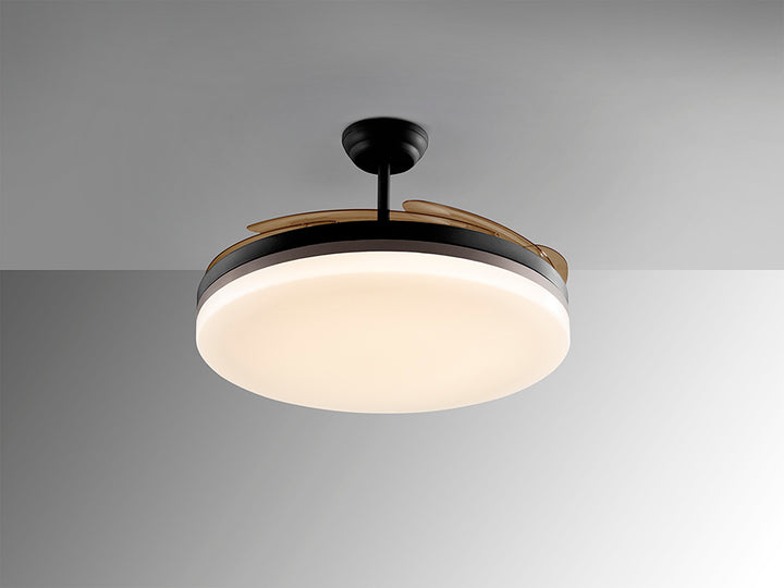 Ventilator tavan Schuller Vento Maxi negru-bronz Ø80 LED CCT