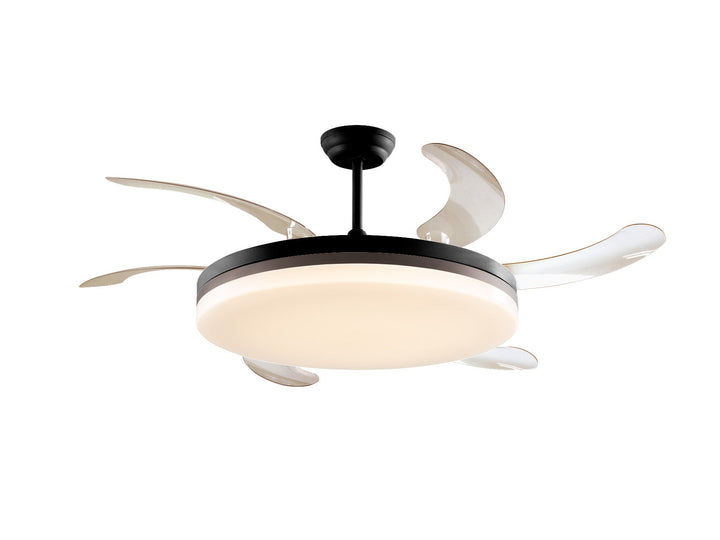 Ventilator tavan Schuller Vento Maxi negru-bronz Ø80 LED CCT