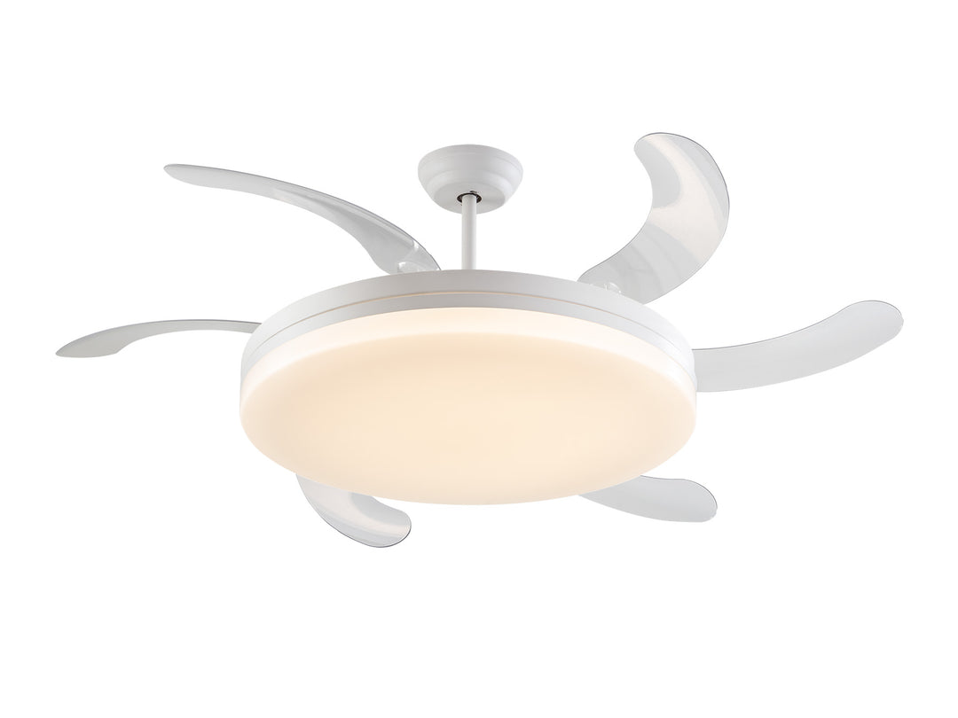Ventilator tavan Schuller Vento Maxi alb Ø80 LED CCT