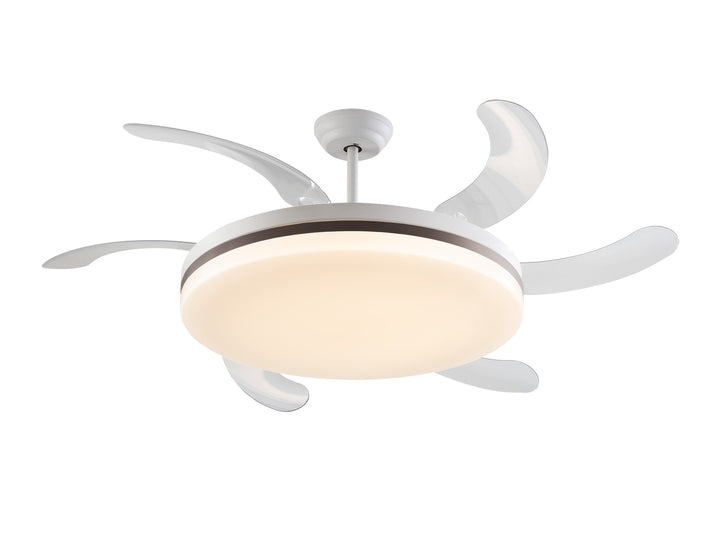 Ventilator tavan Schuller Vento Maxi alb-bronz Ø80 LED CCT