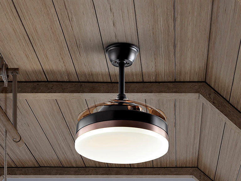 Ventilator tavan Schuller Vento Mini negru Ø41 LED CCT