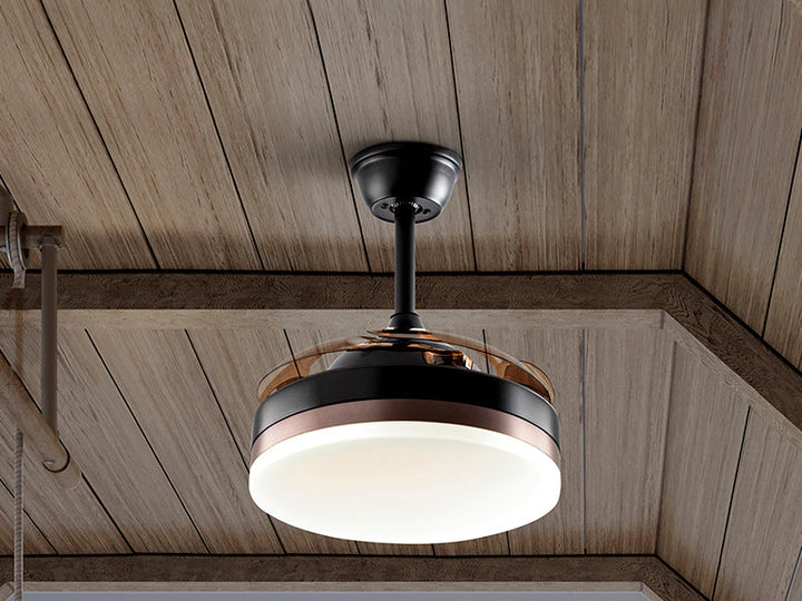 Ventilator tavan Schuller Vento Mini negru Ø41 LED CCT