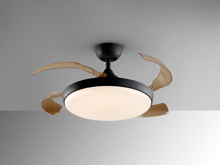 Ventilator tavan Schuller Venturi negru Ø50 LED CCT