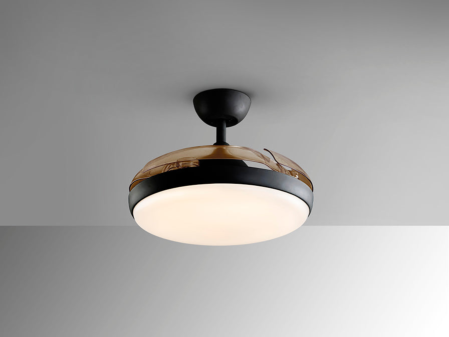 Ventilator tavan Schuller Venturi negru Ø50 LED CCT