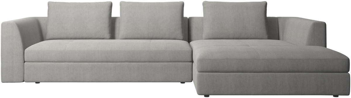 Canapea BoConcept Bergamo cu modul de relaxare, gri Tomelilla — vedere de ansamblu