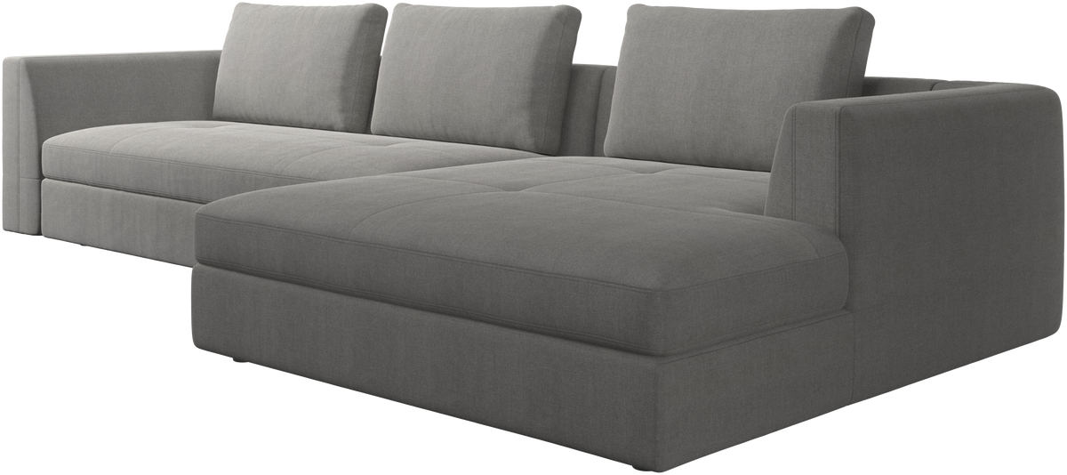 Canapea BoConcept Bergamo cu modul de relaxare, gri Tomelilla — detaliu