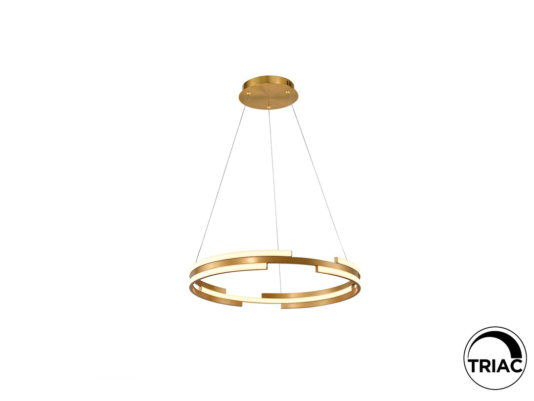 Lustra Schuller Ciclos disc Ø60 auriu LED 52W dimabil