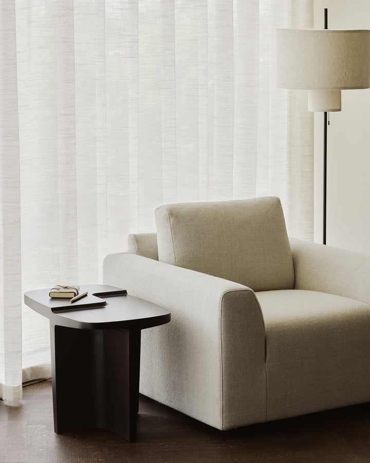Fotoliu Ease Ethnicraft — textil Leche