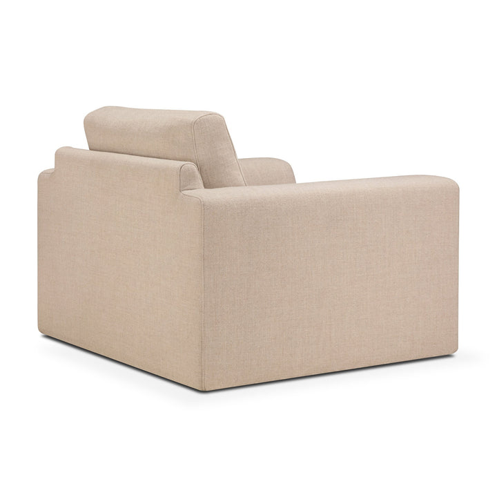Fotoliu Ease Ethnicraft — textil Leche