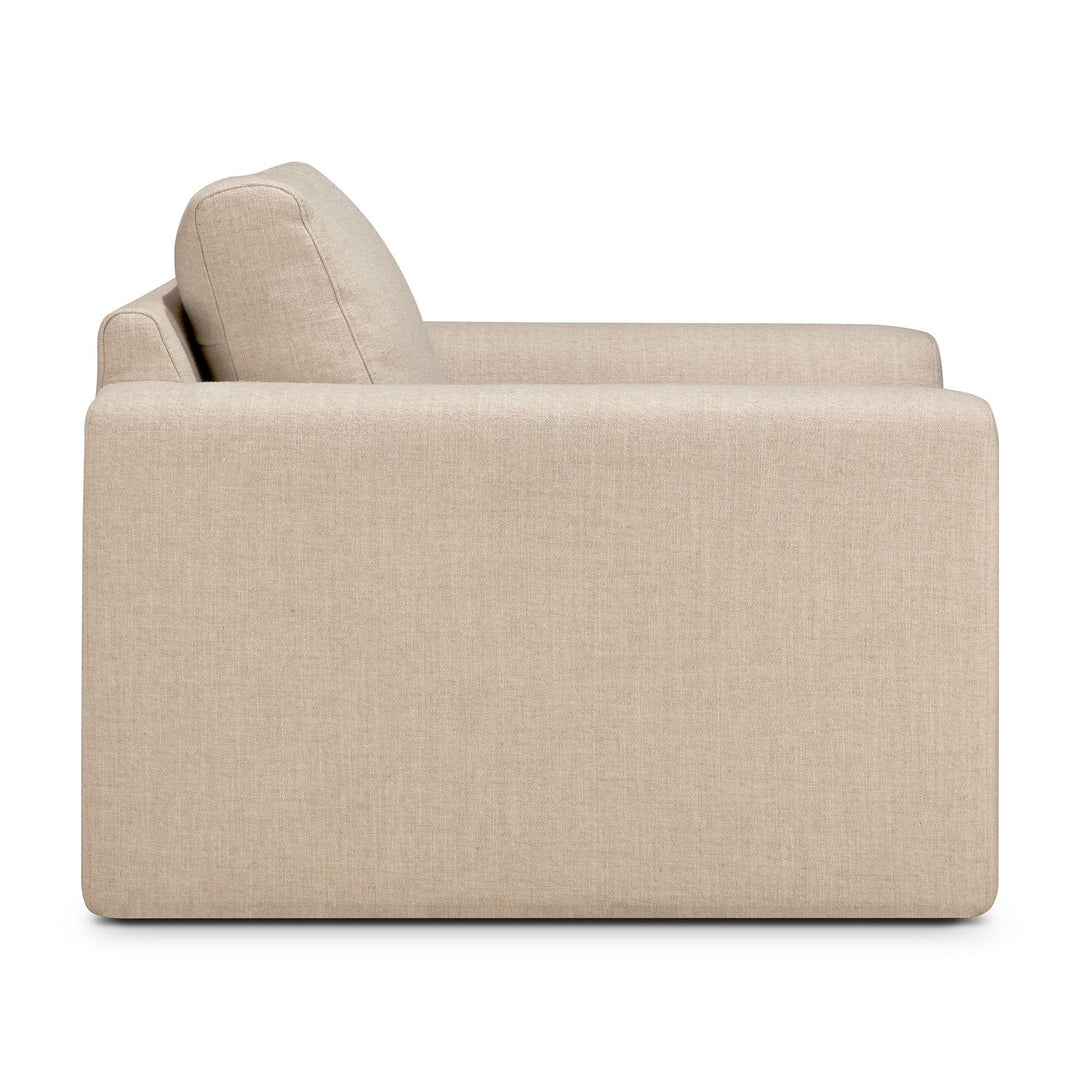 Fotoliu Ease Ethnicraft — textil Leche