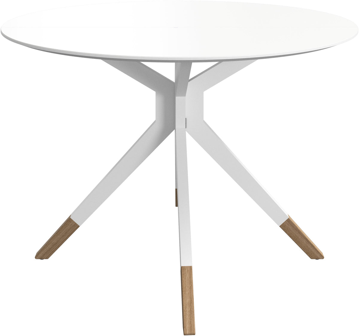 Masa dining BoConcept Billund cu blat rabatabil — vedere de ansamblu