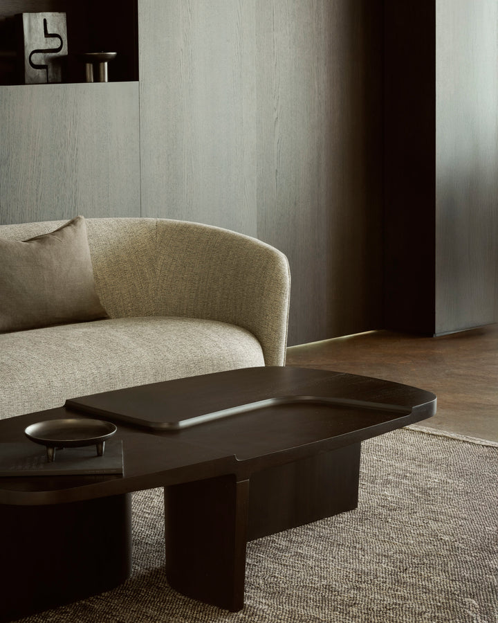 Masă cafea Brutalist — Mahon rose brown