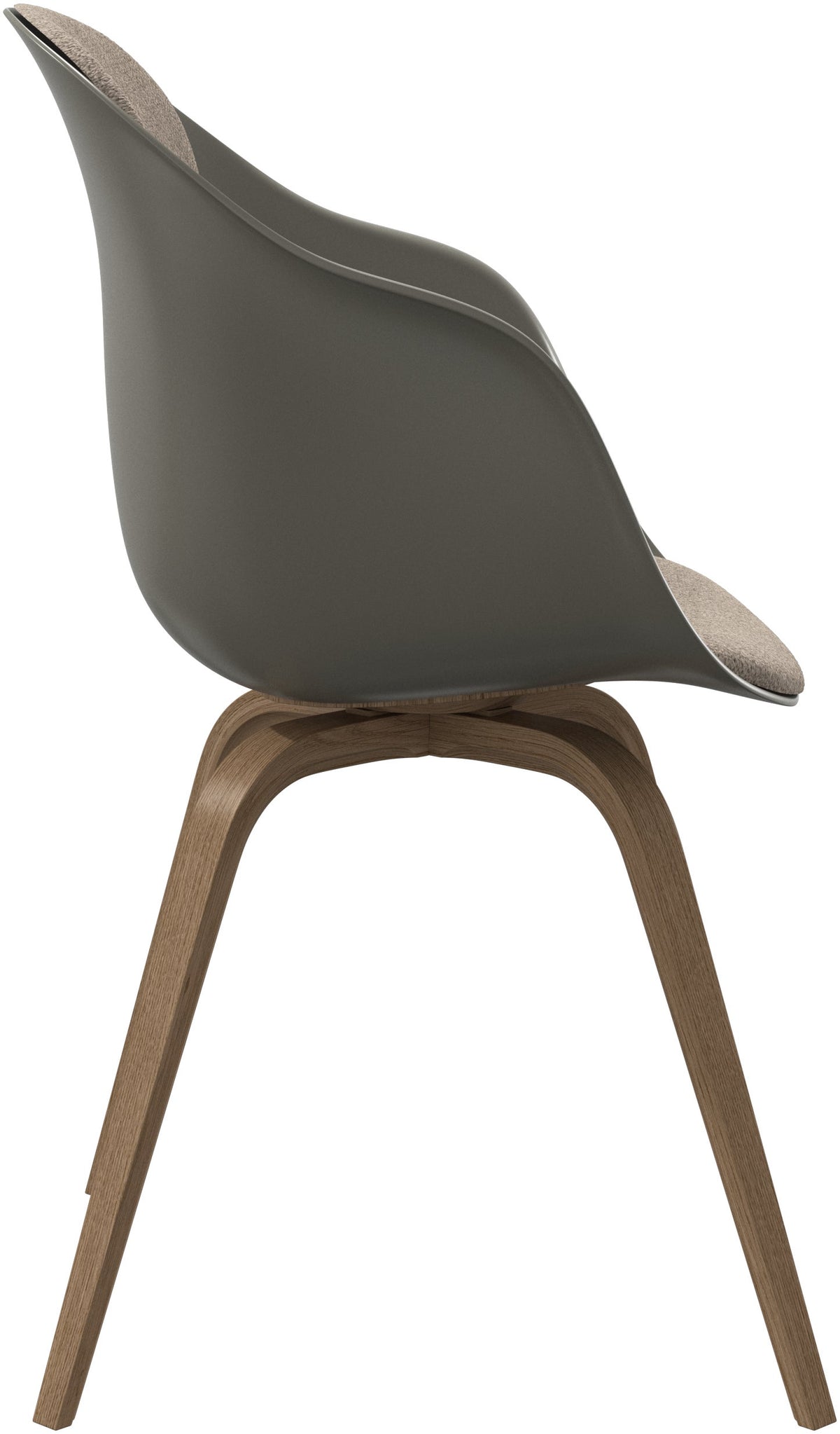 Scaun dining BoConcept Hauge, bej Lazio, stejar natural — detaliu