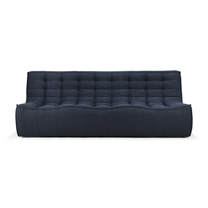 Canapea modulară N701 Ethnicraft, tapițerie textilă rezistentă la pete, profil jos — living