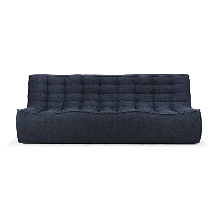 Canapea modulară N701 Ethnicraft, tapițerie textilă rezistentă la pete, profil jos — living