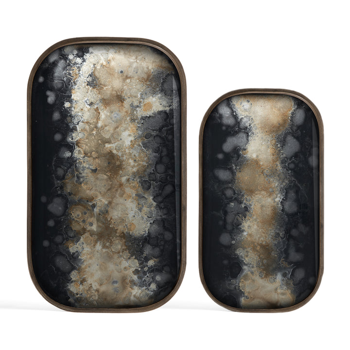Tava valet Ethnicraft Organic negru