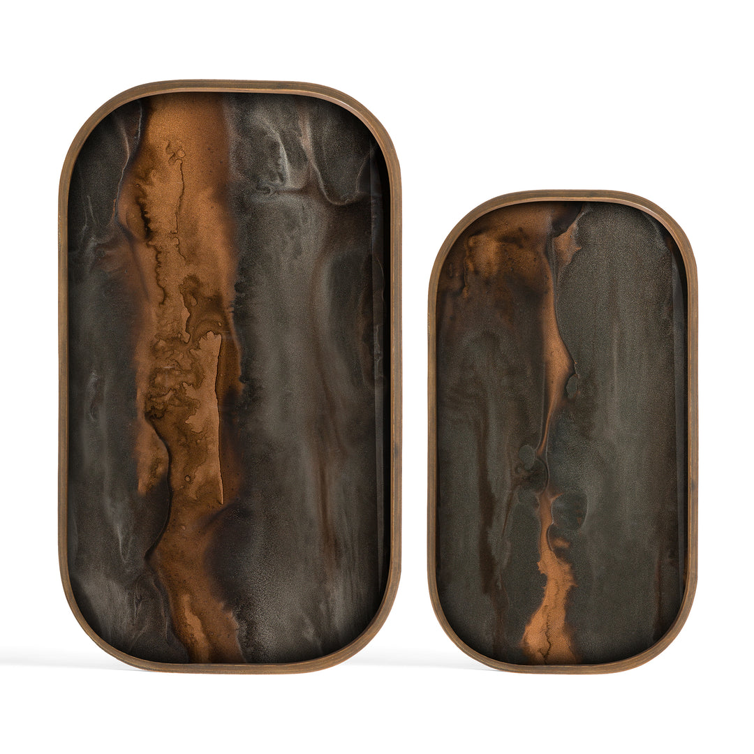 Tava valet Ethnicraft Organic bronz