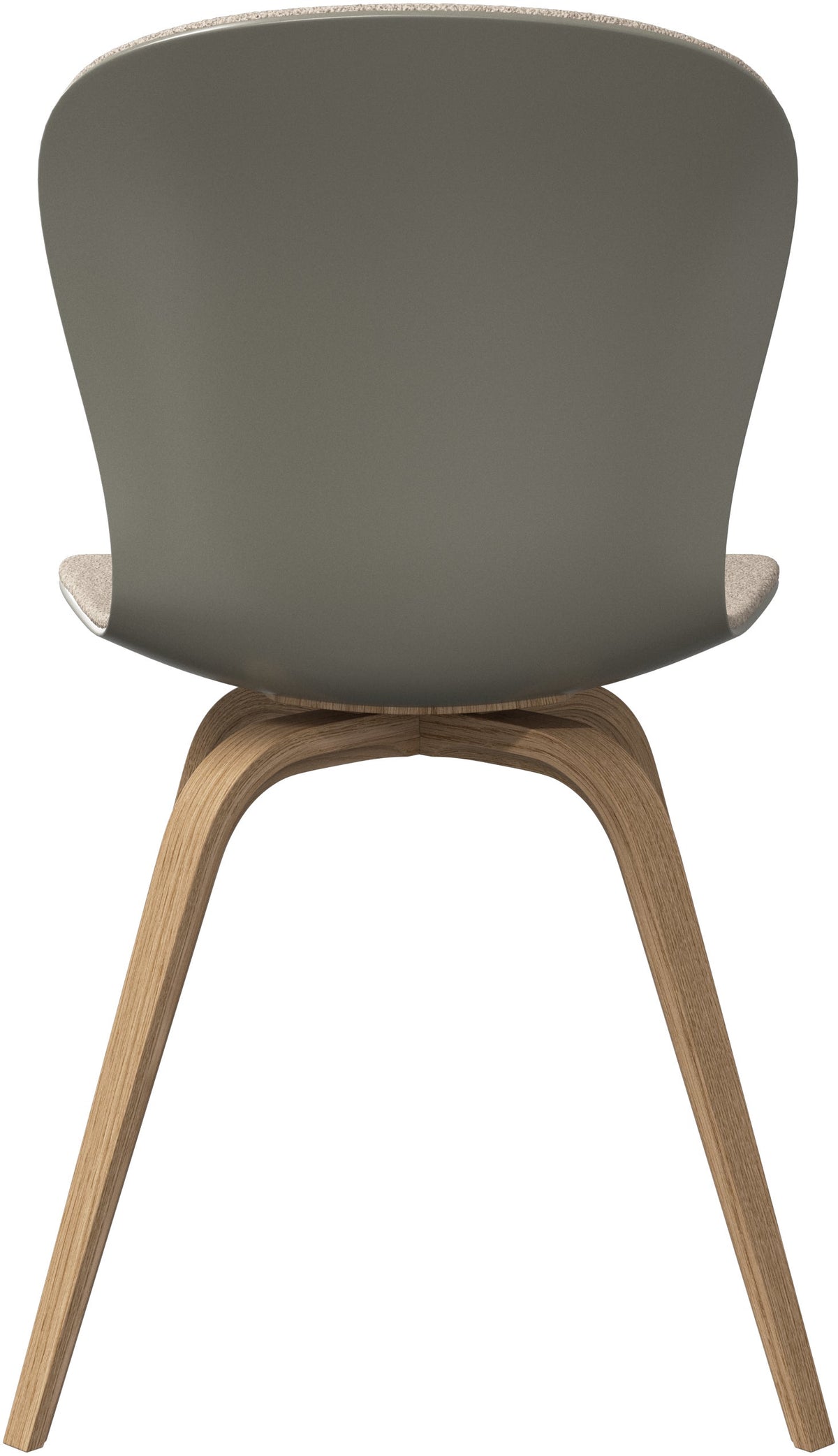 Scaun dining BoConcept Hauge, bej Lazio, stejar natural — detaliu