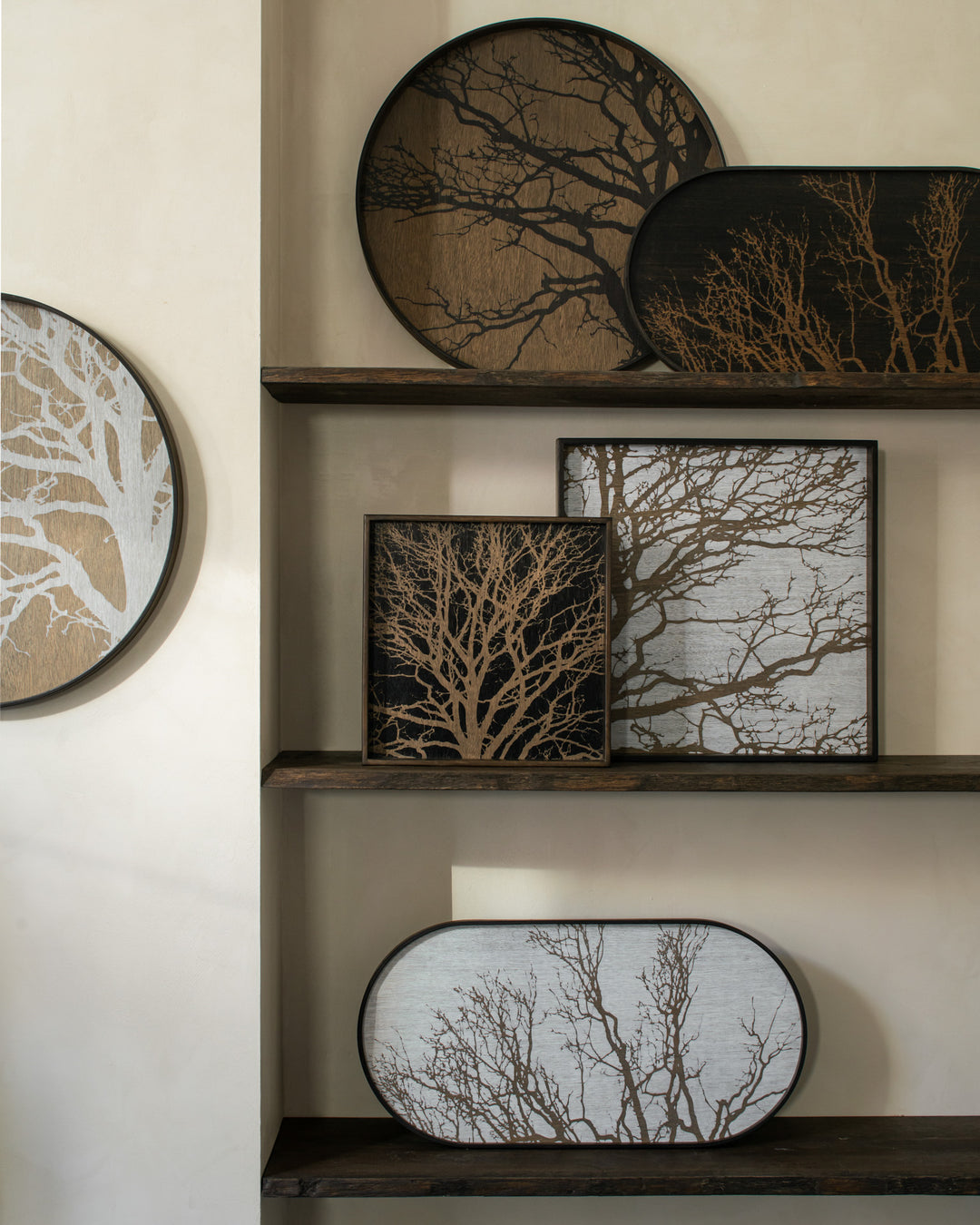 Tava Ethnicraft Tree alb