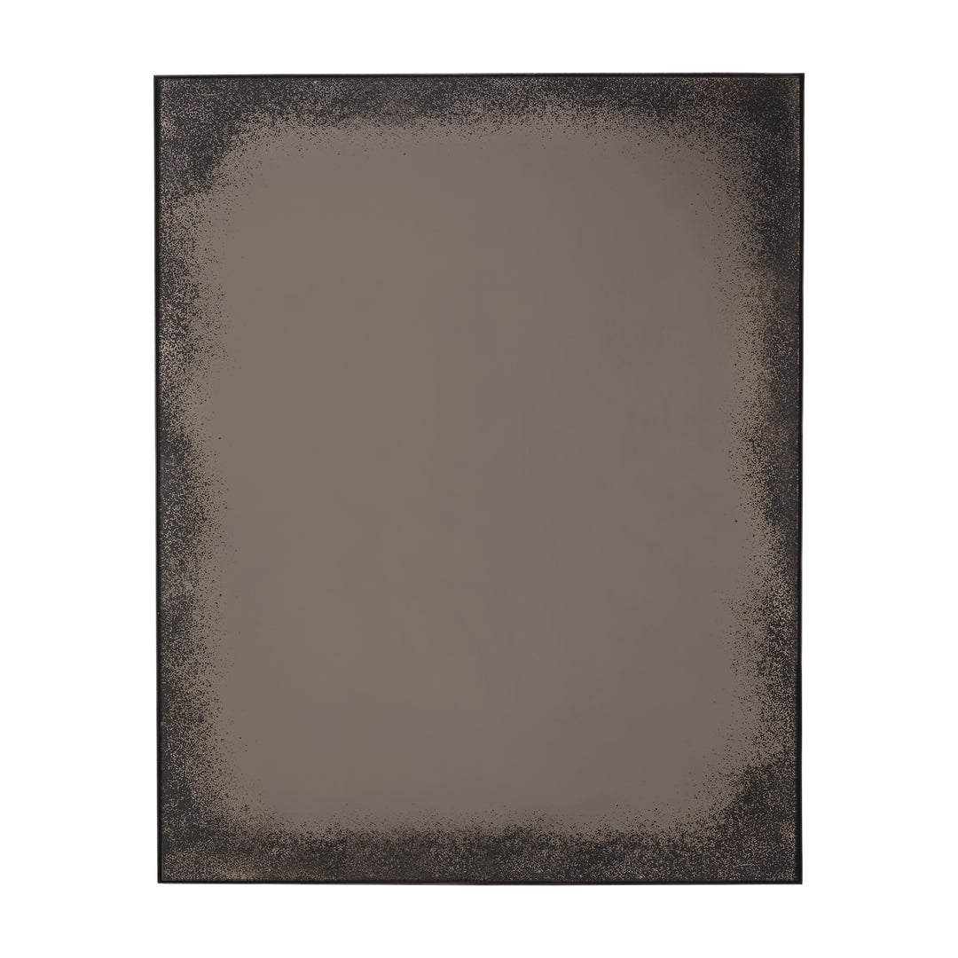 Oglindă perete Aged Ethnicraft 122×153 cm din oglindă patinată Bronze cu ramă metal
