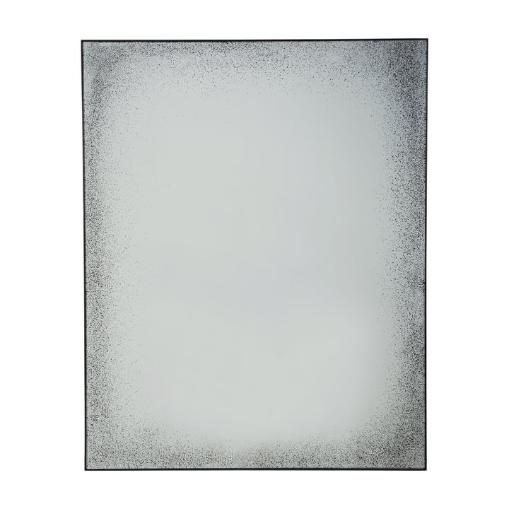Oglindă perete Aged Ethnicraft 122×153 cm din oglindă patinată Clear cu ramă metal