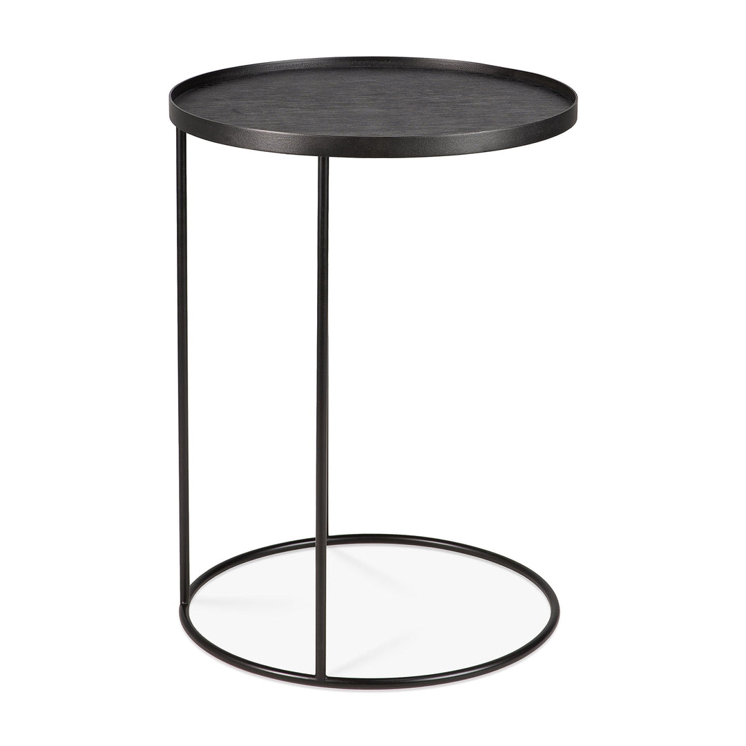 20704 Round tray side table side cut web