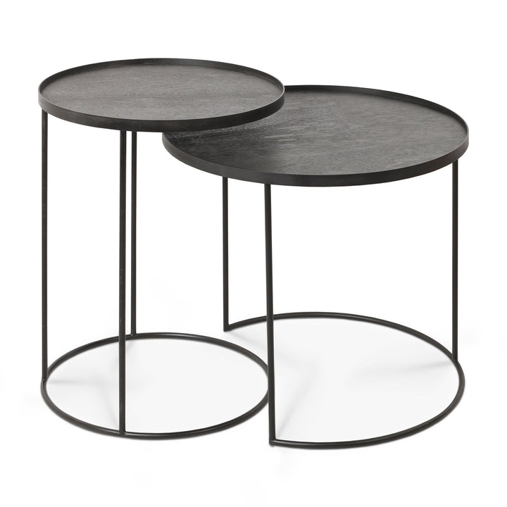 20721 Round tray side table set SL front cut web