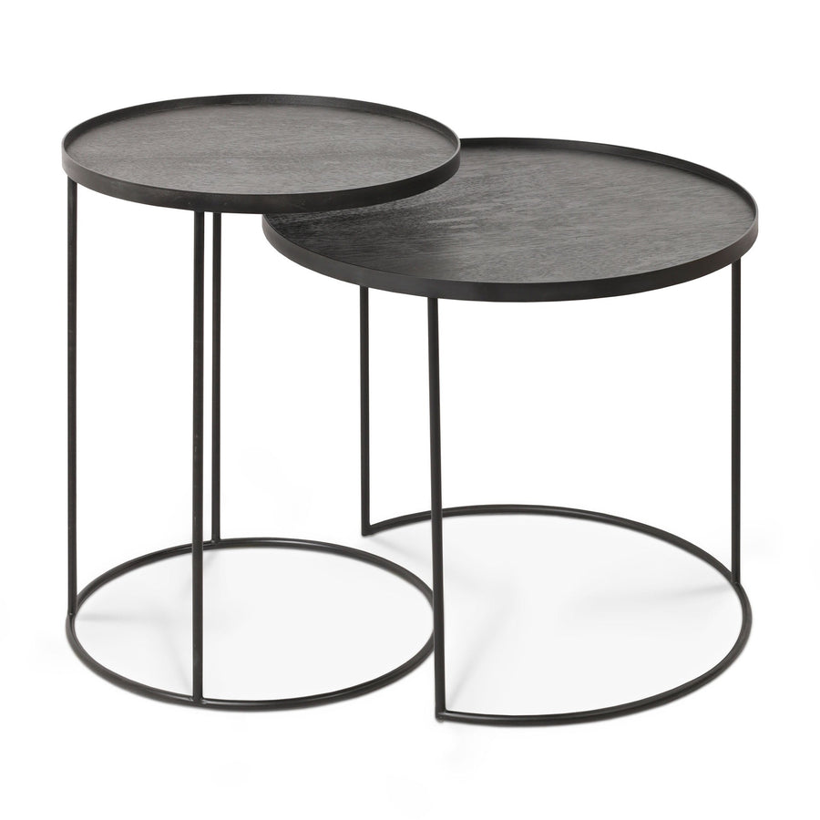 20721 Round tray side table set SL front cut web