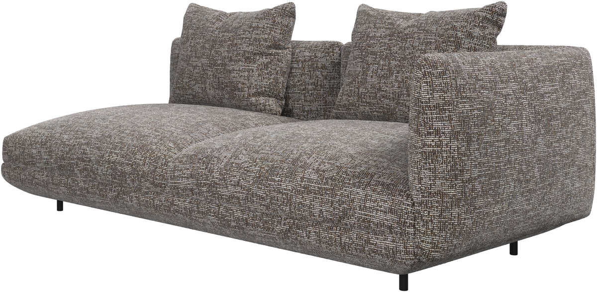 Canapea BoConcept Salamanca de 2 locuri, cotieră dreapta, maro Tuscany — detaliu