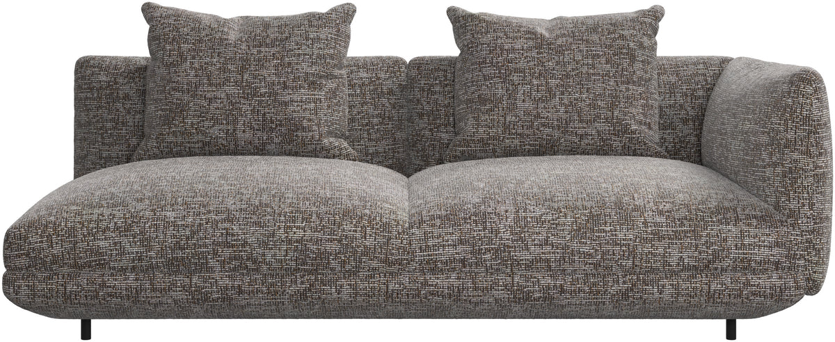 Canapea BoConcept Salamanca de 2 locuri, cotieră dreapta, maro Tuscany — vedere de ansamblu
