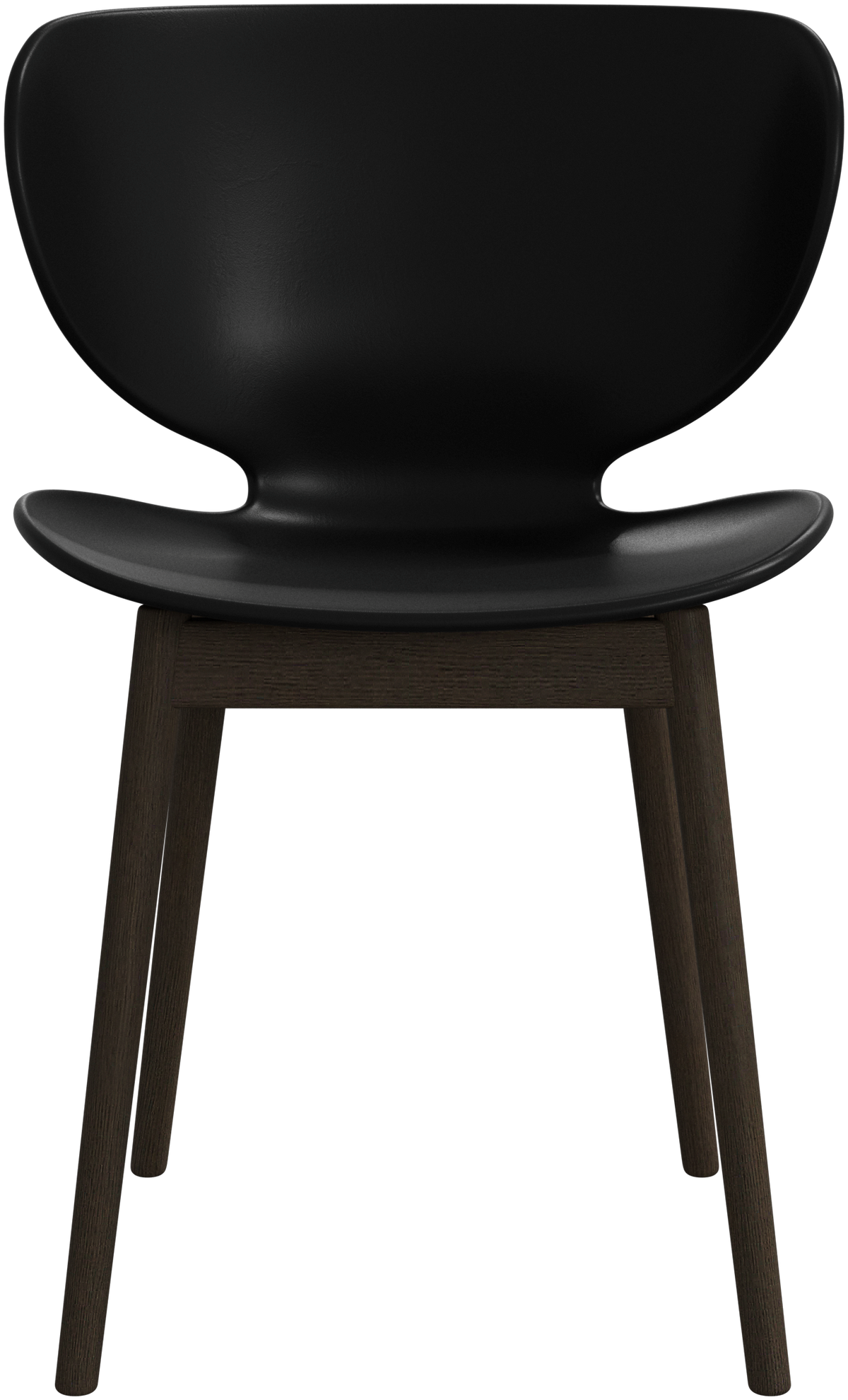 Scaun de dining BoConcept Hamilton negru, stejar închis — detaliu