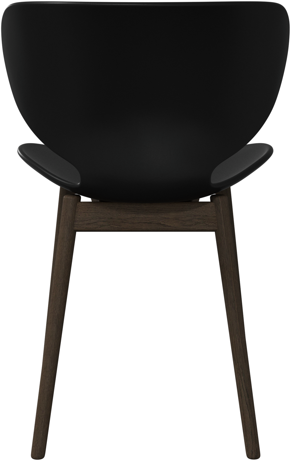 Scaun de dining BoConcept Hamilton negru, stejar închis — detaliu