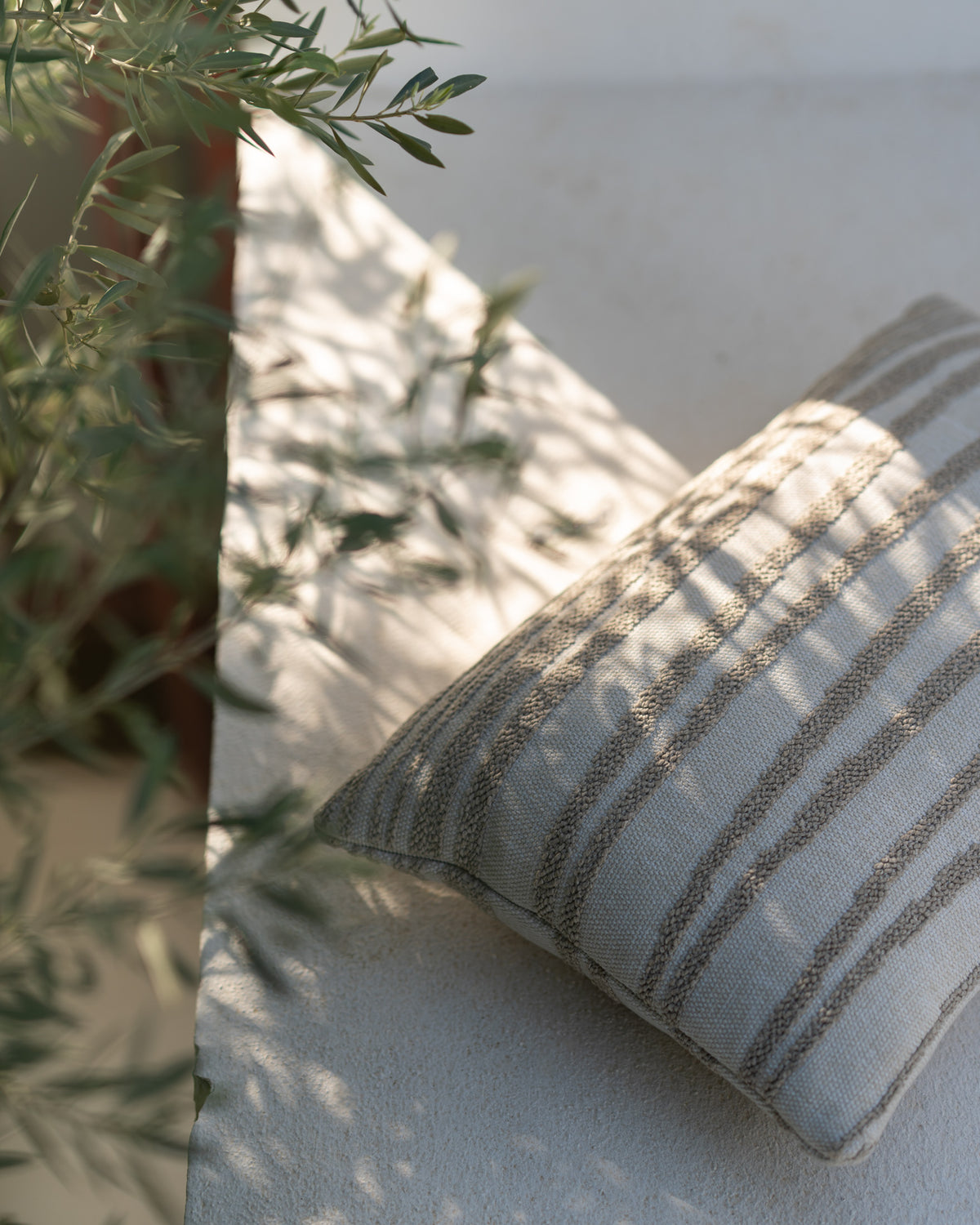 Pernă Nomad Stripes — White Stripes