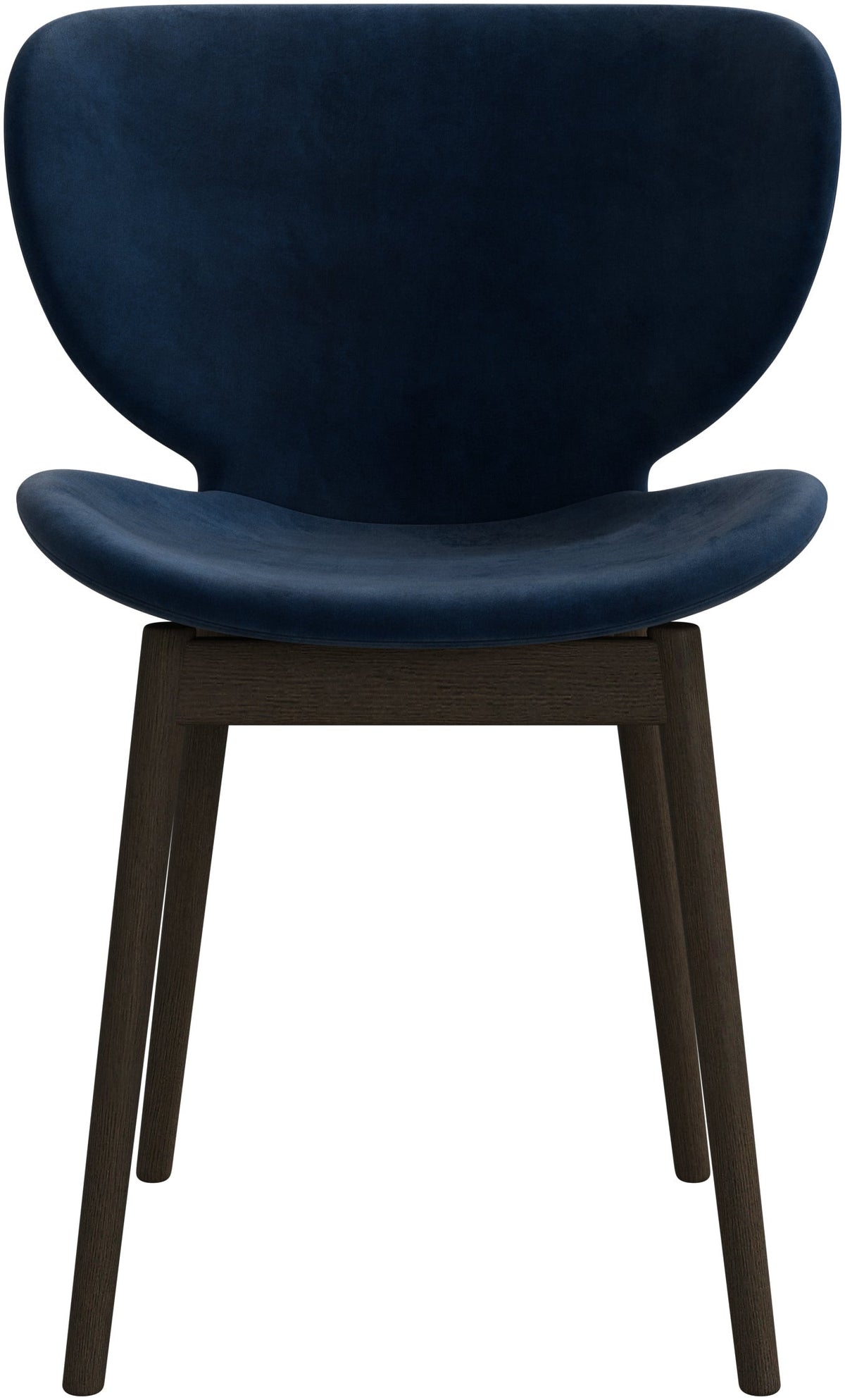 Scaun de dining BoConcept Hamilton, albastru închis Ravello, stejar închis — detaliu