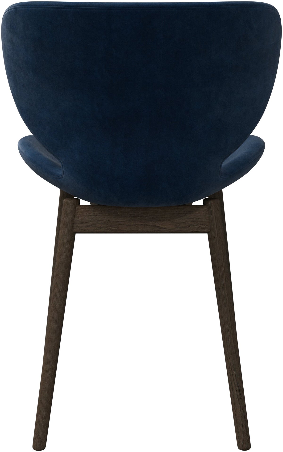 Scaun de dining BoConcept Hamilton, albastru închis Ravello, stejar închis — detaliu
