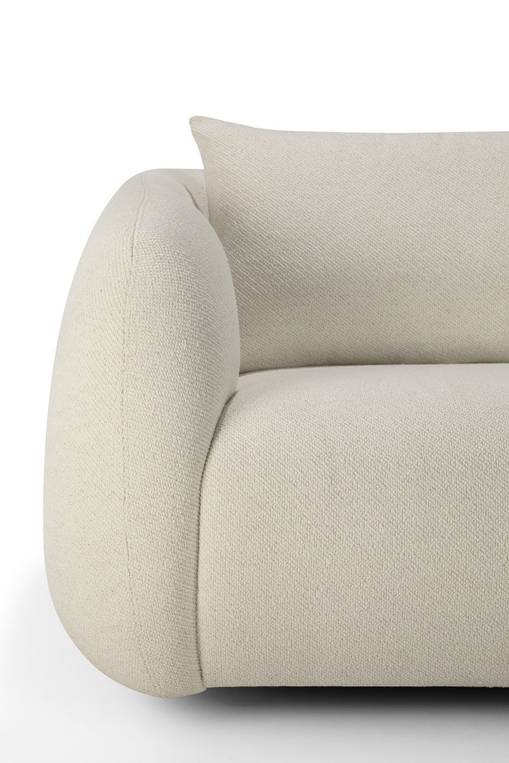 Canapea Ethnicraft Figur textil Chalk
