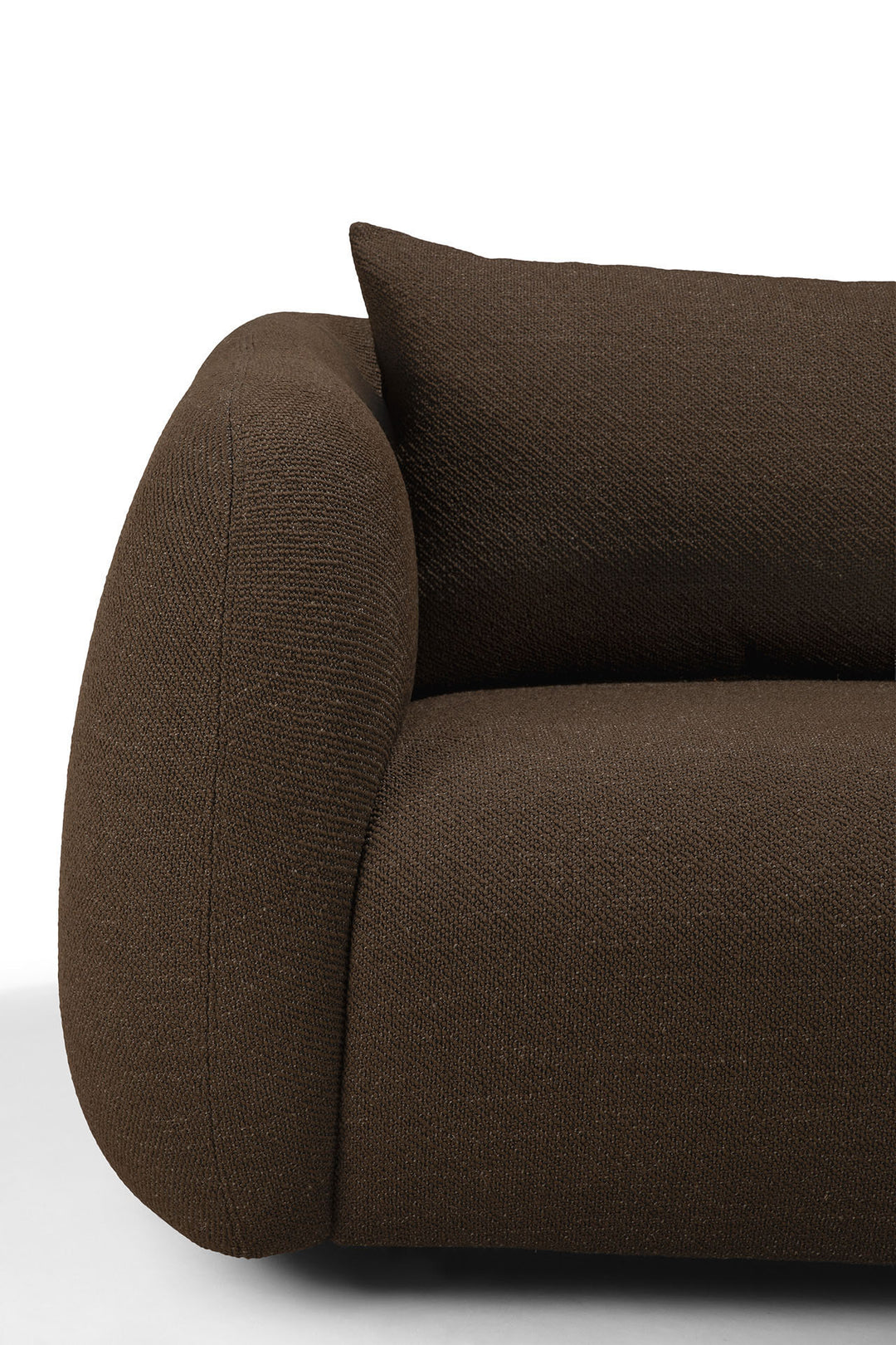 Canapea Ethnicraft Figur textil Chocolate