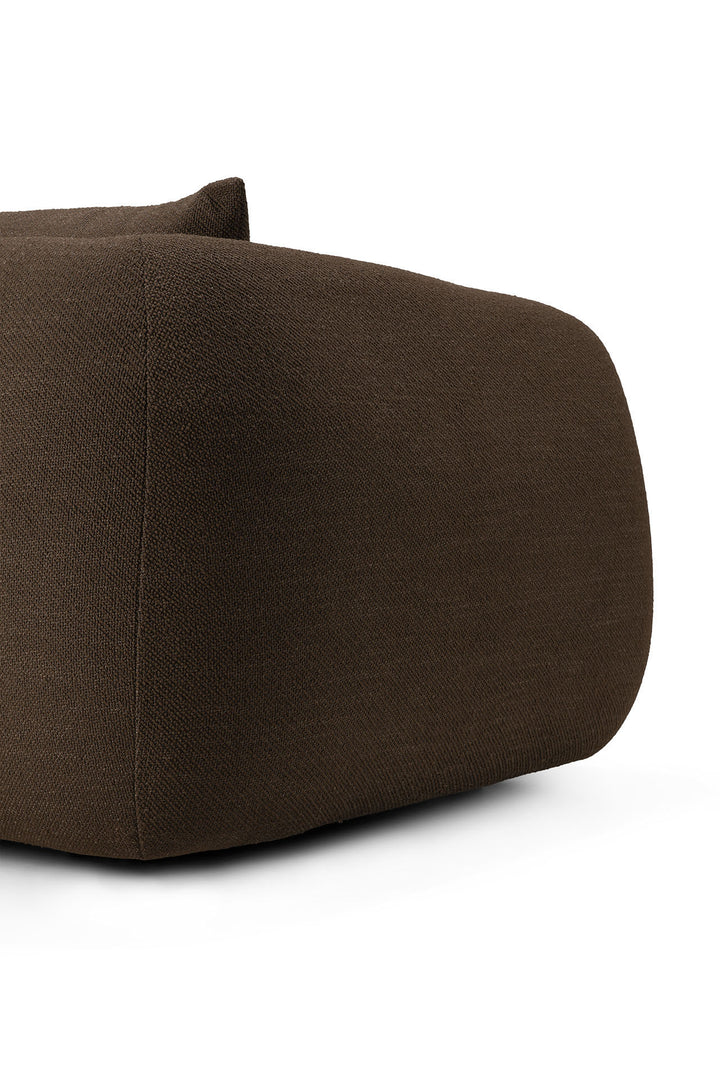 Canapea Ethnicraft Figur textil Chocolate