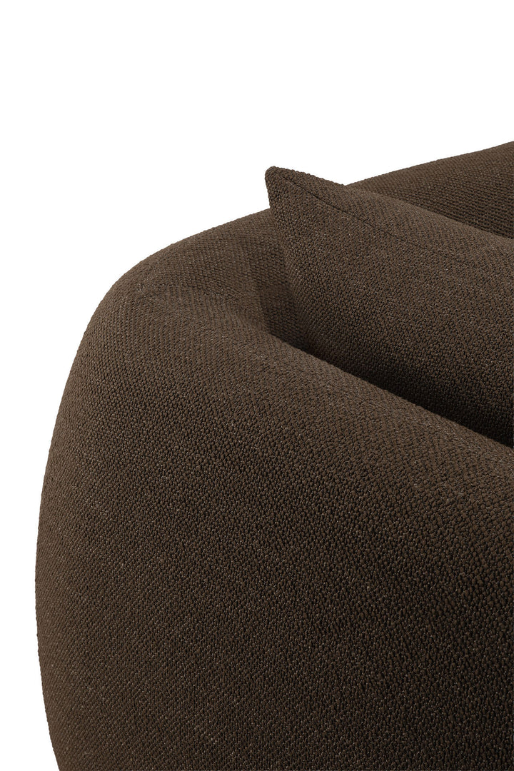 Canapea Ethnicraft Figur textil Chocolate
