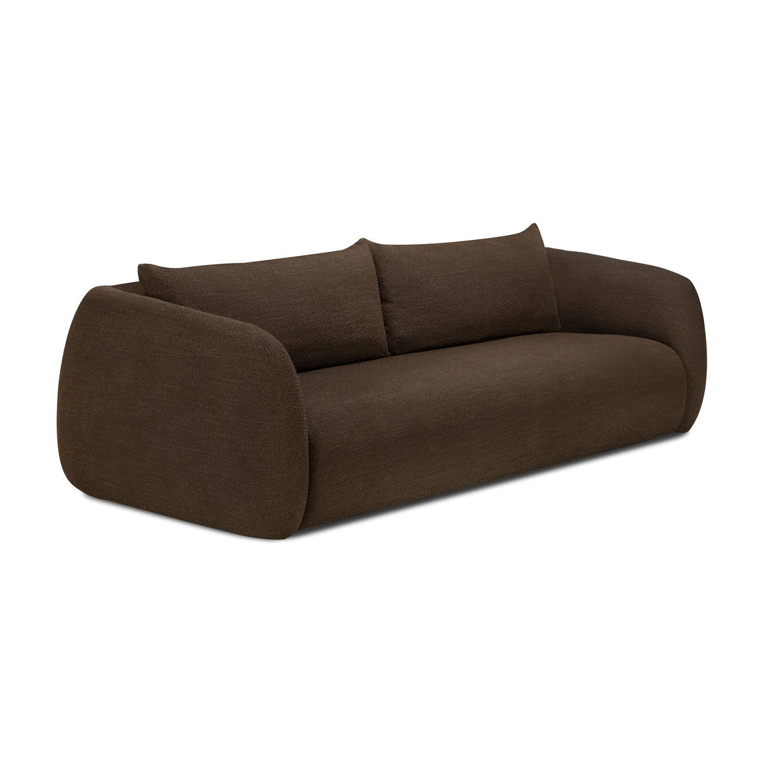 Canapea Ethnicraft Figur textil Chocolate