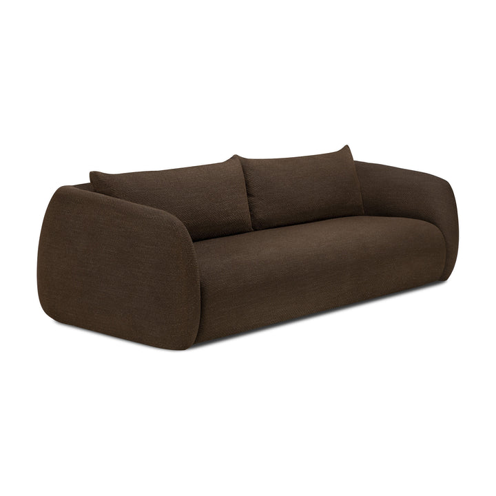 Canapea Ethnicraft Figur textil Chocolate