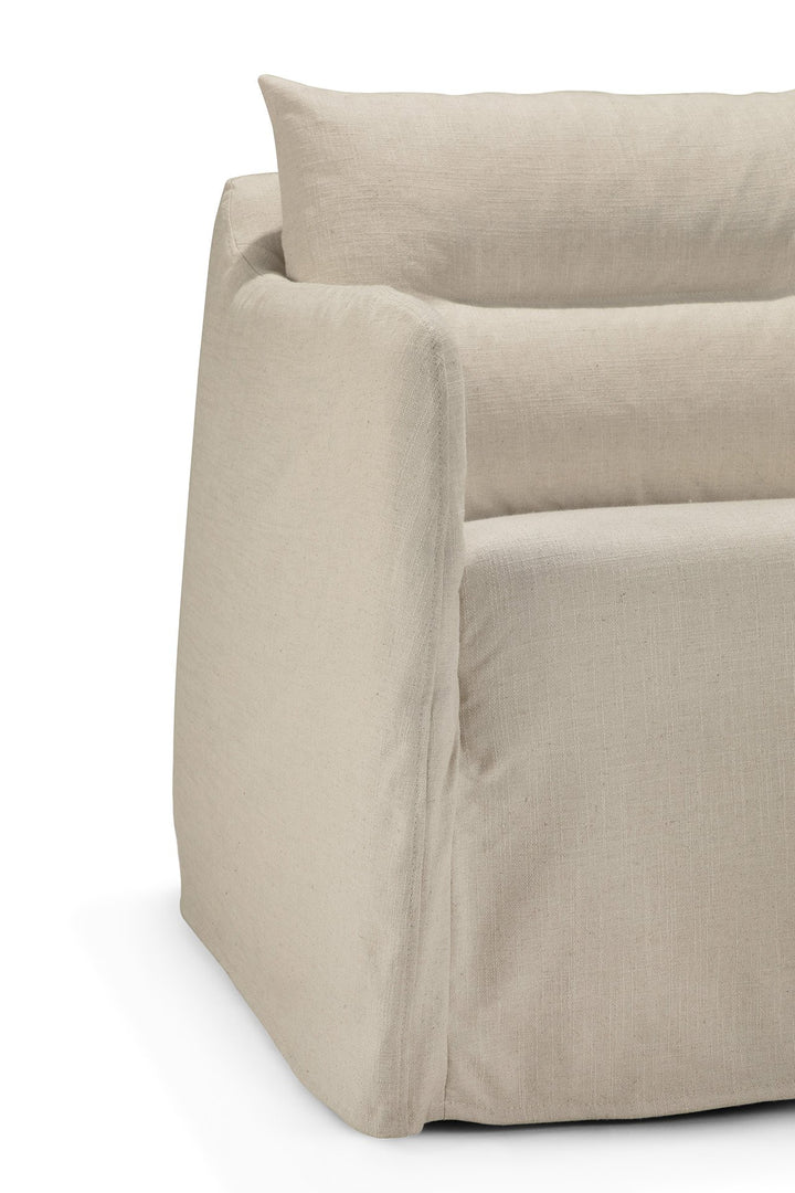 Fotoliu Weave Ethnicraft — textil Bone