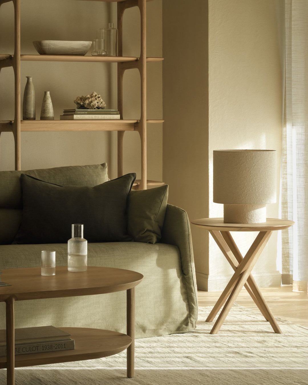 Canapea Ethnicraft Weave textil