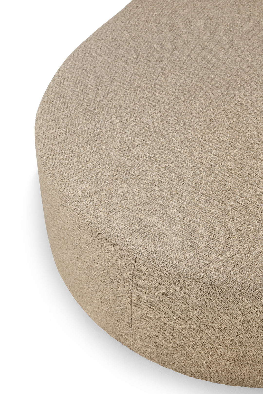 Taburet semicircular Ethnicraft Bulky Almond 95 cm