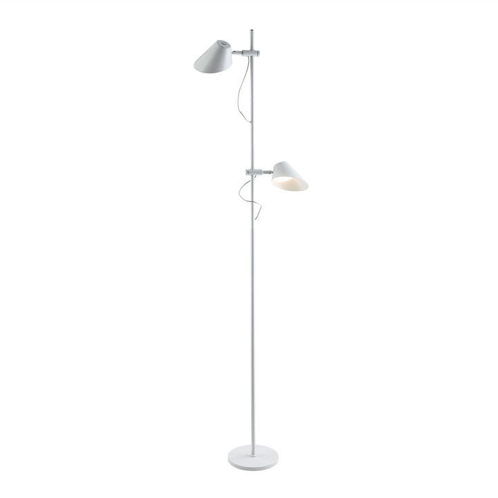 Lampadar Schuller Esino 2 lumini alb cu telecomandă
