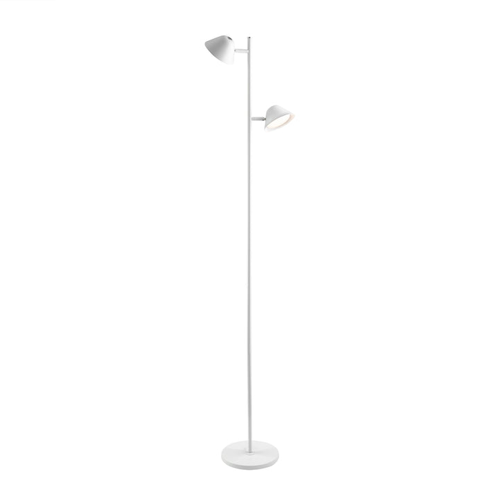 Lampadar Schuller Taros 2 lumini alb cu telecomandă