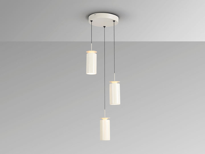 Lustra Schuller Alfara 3 lumini ceramica crem gri