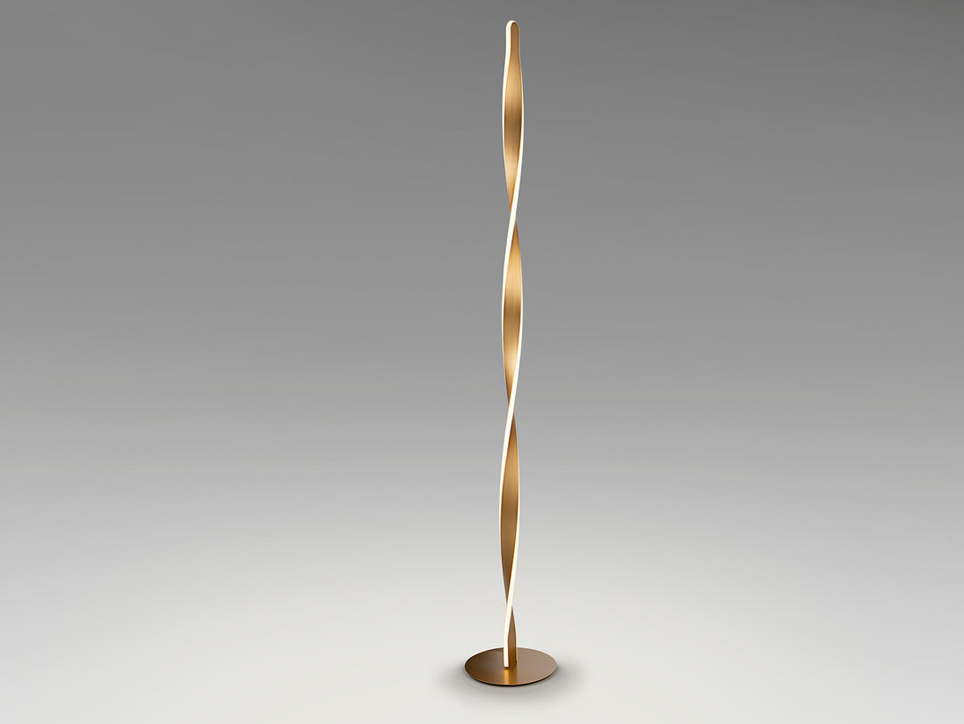 Lampadar Schuller Twist coloană auriu periat LED 40W