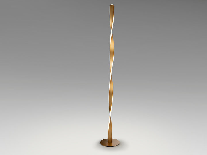 Lampadar Schuller Twist coloană auriu periat LED 40W